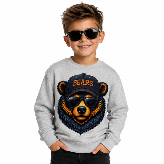 Chicago Bears Toddler Youth Boys Adult Crew Neck