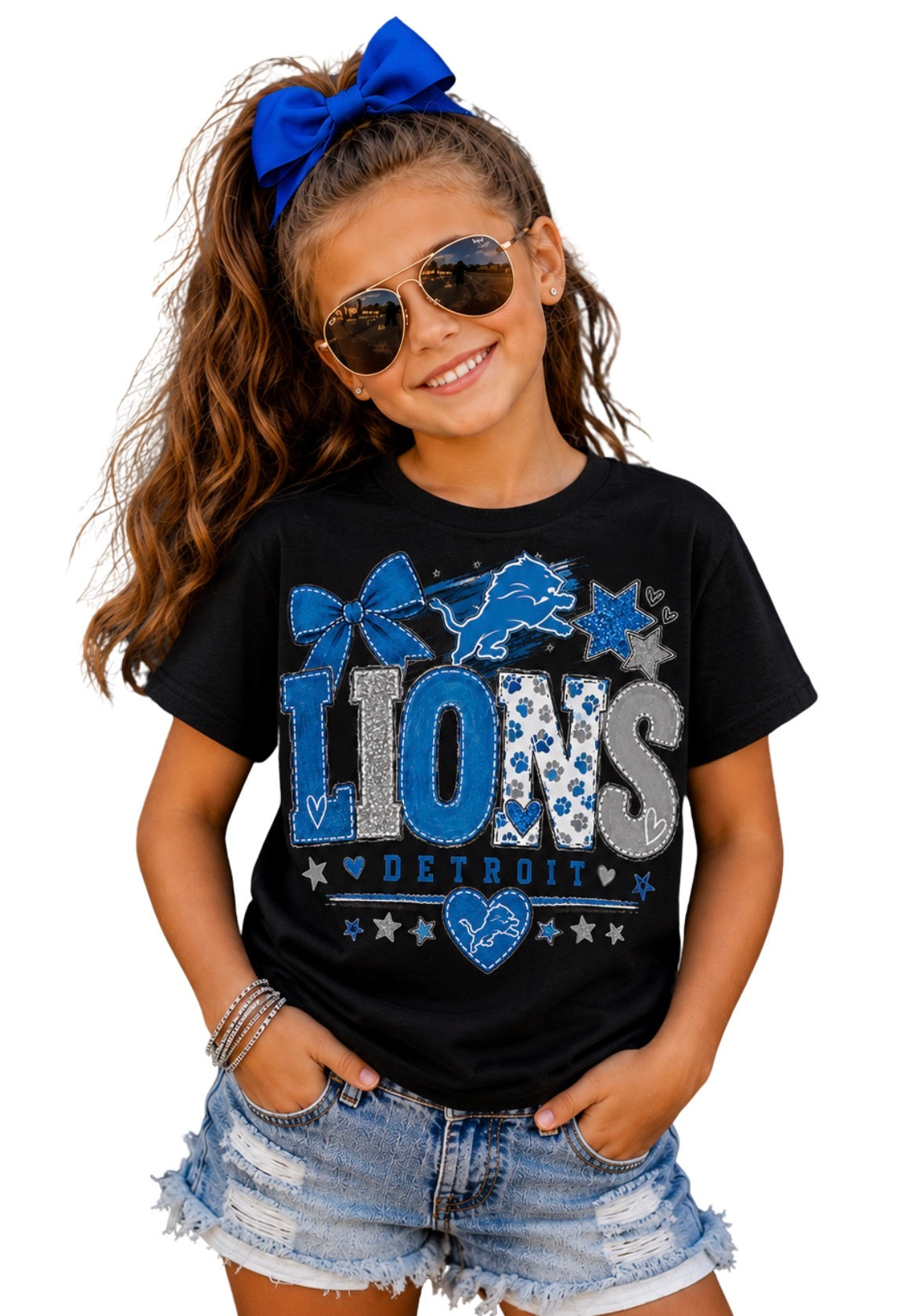 Detroit Lions Football T shirt Toddler Youth Adult