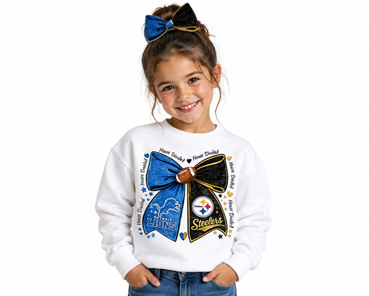 CUSTOM House Divided Toddler Girls Women's Crew Neck