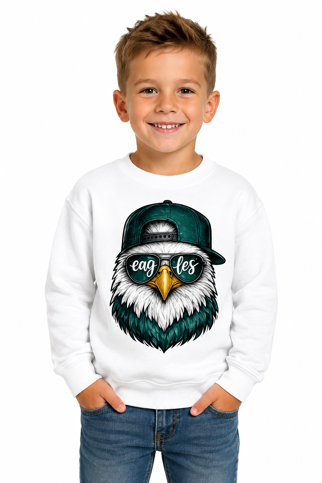 Philadelphia Eagles Boys Crew Neck