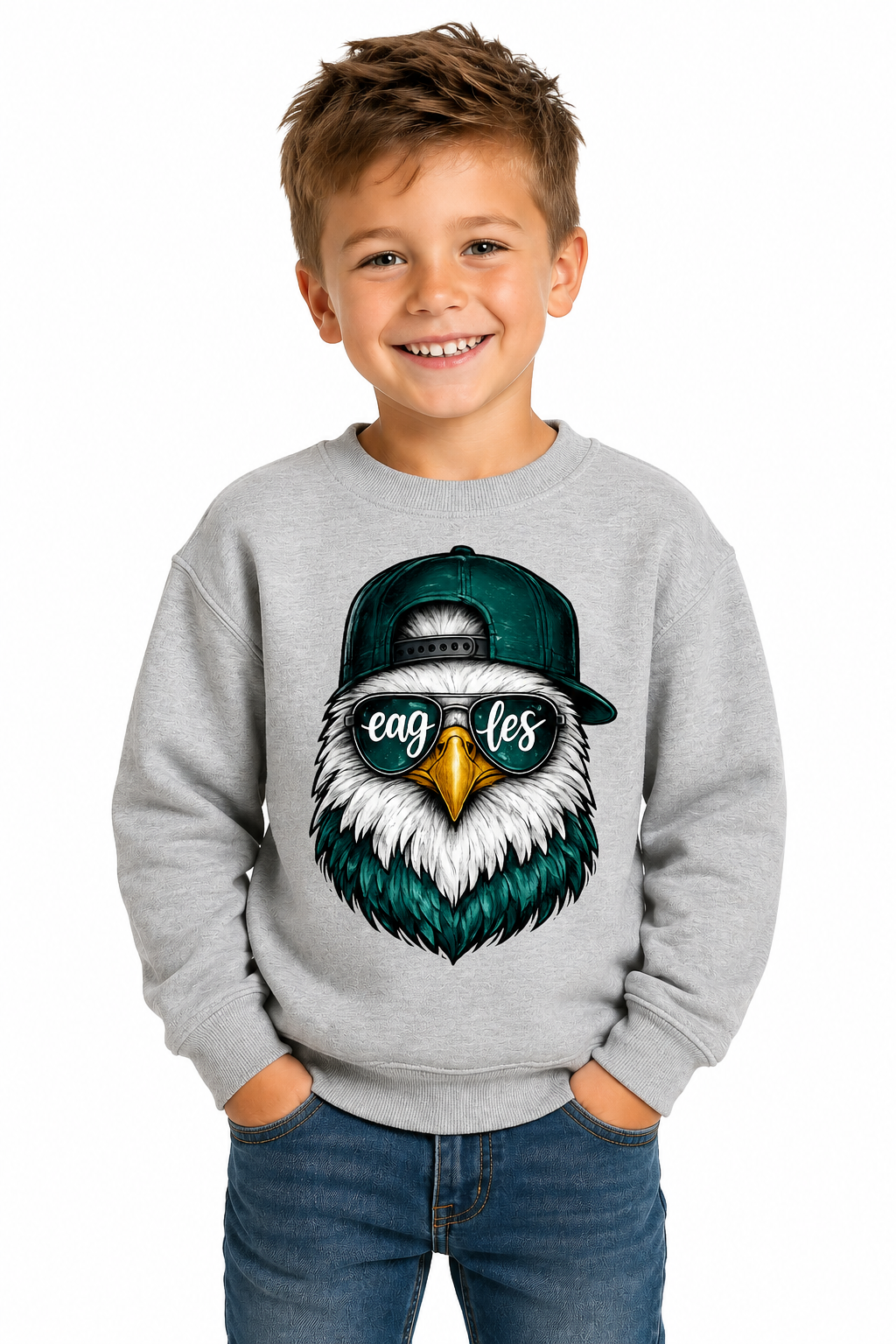 Philadelphia Eagles Boys Crew Neck
