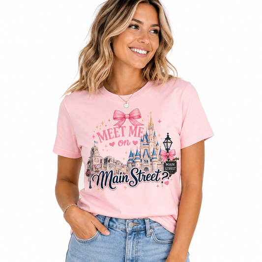 Meet Me on Main Street Disney T shirt