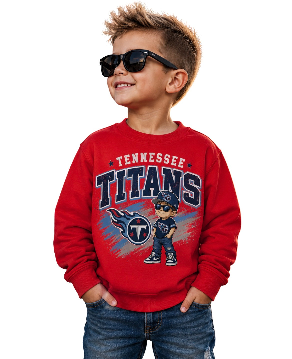 Tennessee Titans Boys Crew Neck