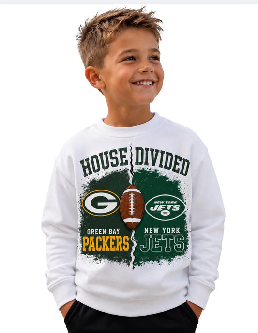 CUSTOM House Divided Toddler Boys Crew Neck